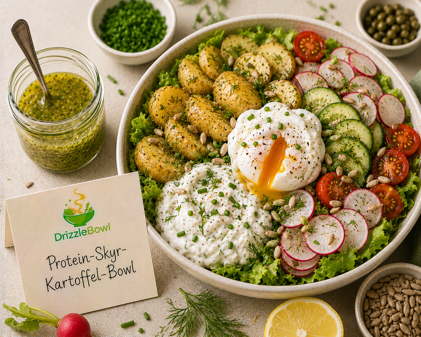 Protein-Skyr-Kartoffel-Bowl