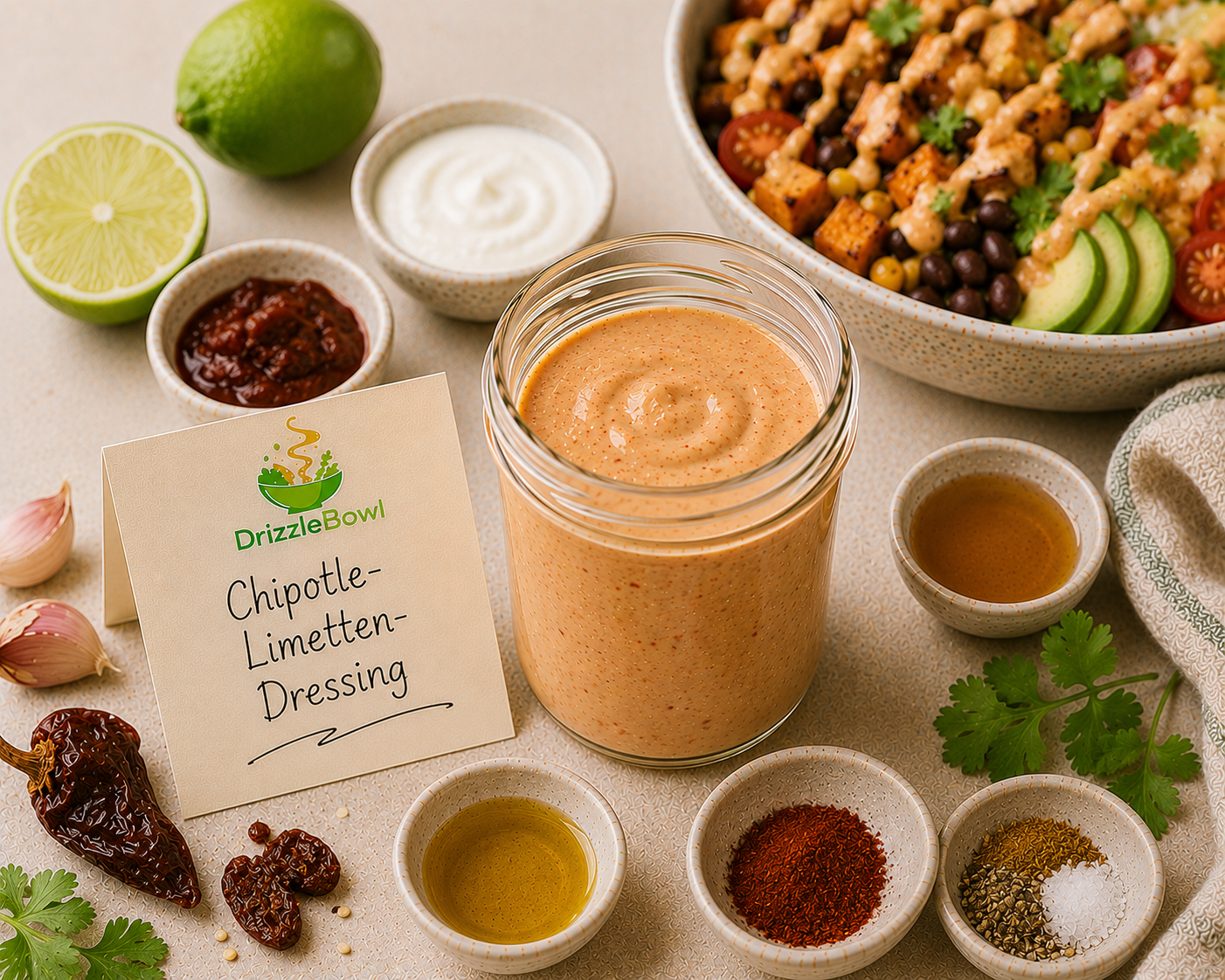 Chipotle-Limetten-Dressing